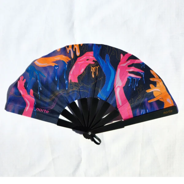Abanico Pink Neon Hand Pocket