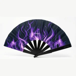 Abanico Llama Violeta Estandar Plástico